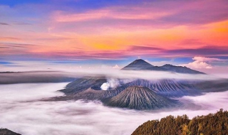 婆罗摩火山主要景观 位置在哪里