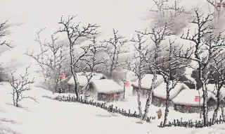 雪景画法步骤 画雪景的七个步骤