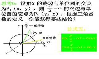 三角函数诱导公式 三角函数诱导公式有这些