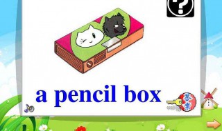 pencil box的复数 快来看看