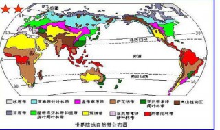 地方性分异规律的特点 有哪些实例