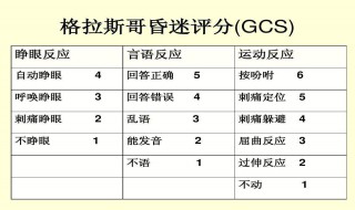 gcs评分标准 gcs评分标准有哪些