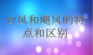 台风和飓风什么区别 台风和飓风介绍