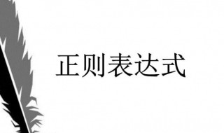 正则表达式介绍 一一向你介绍