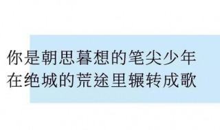 比较含蓄的情话 比较含蓄的情话大全