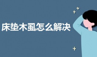 床垫木虱怎么解决 有以下几种解决方法