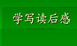 读后感的格式怎么写 读后感里边需要写到什么