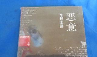 东野圭吾恶意主要内容 东野圭吾介绍