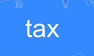 tax是什么意思 tax应该怎么读