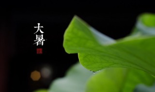 大暑节气名称的由来 大暑节气名称的由来介绍