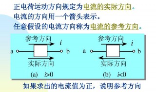 电流的方向什么是规定方向 电流的规定方向是什么