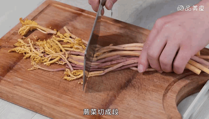 肉丝蕨菜做法 肉丝蕨菜怎么做