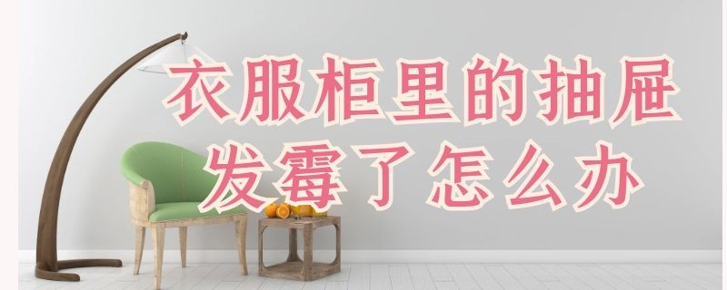 衣服柜里的抽屉发霉了怎么办