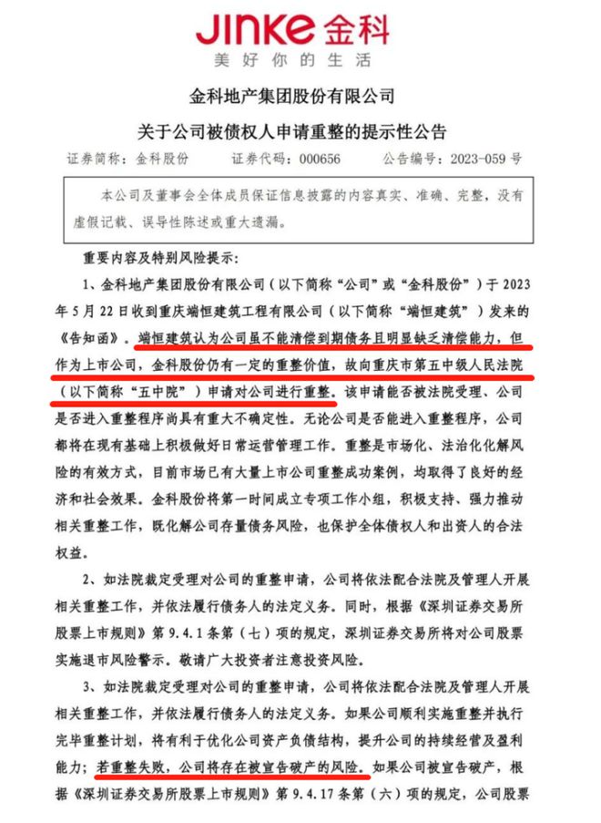 突发！国内知名开发商被申请破产！在绍兴也有两个项目……情况也不太好！