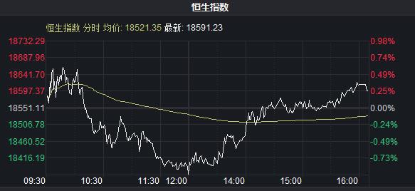 恒指收涨0.24%终结四连跌！ 科技、医药股反弹