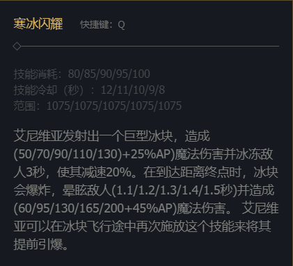 lol冰晶凤凰技能加点-冰晶凤凰艾尼维亚技能加点推荐