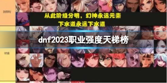 dnf2023职业强度天梯榜-dnf2023职业强度天梯榜分享