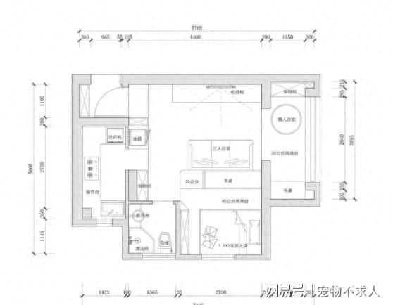 50平米小户型欧式风，客厅加个地台，好看又实用