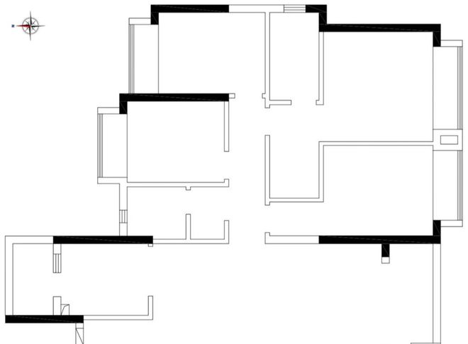 136平文艺清新多彩复古四室，主卧+老人房+书房（兼客房）+小孩房