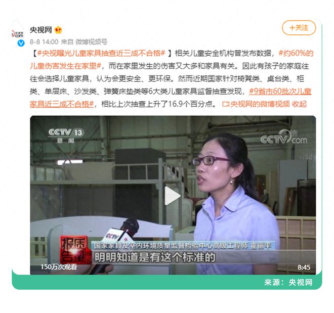 专家揭秘：儿童家具质量不合格，如何保障孩子的健康成长？