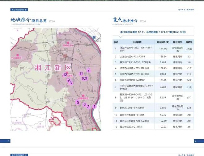 湘江新区放大招！梅溪湖、洋湖、大王山共12宗优质地块将入市