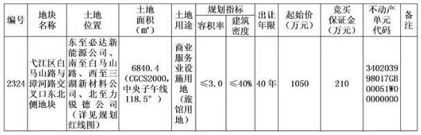 芜湖城南板块这里计划开建大型宾馆！需整体自持……