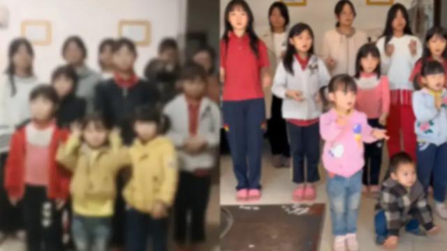 贵州男子晒自家10个孩子，9女1男没一个女儿辍学，网友：幸福之家