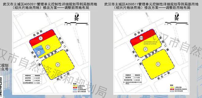 汉口 | 武汉城更绍兴片地块用地修改！