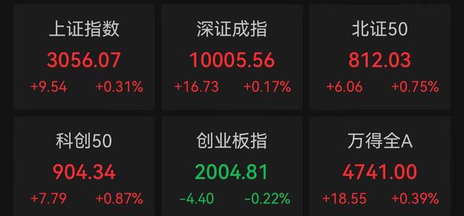 沪指收涨0.31%，芯片股掀涨停潮