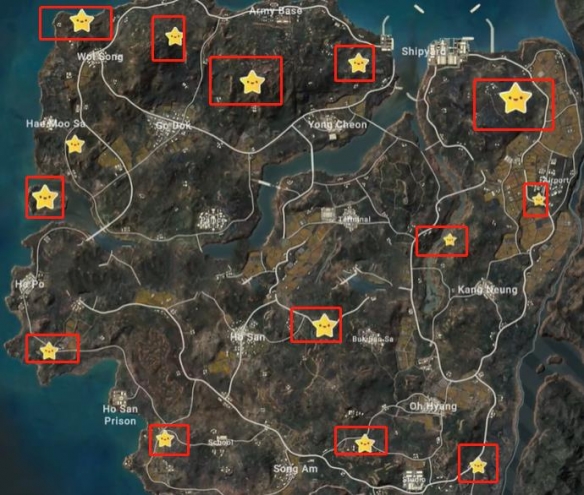 pubg泰戈神秘钥匙密室分布-pubg泰戈神秘钥匙密室分布介绍