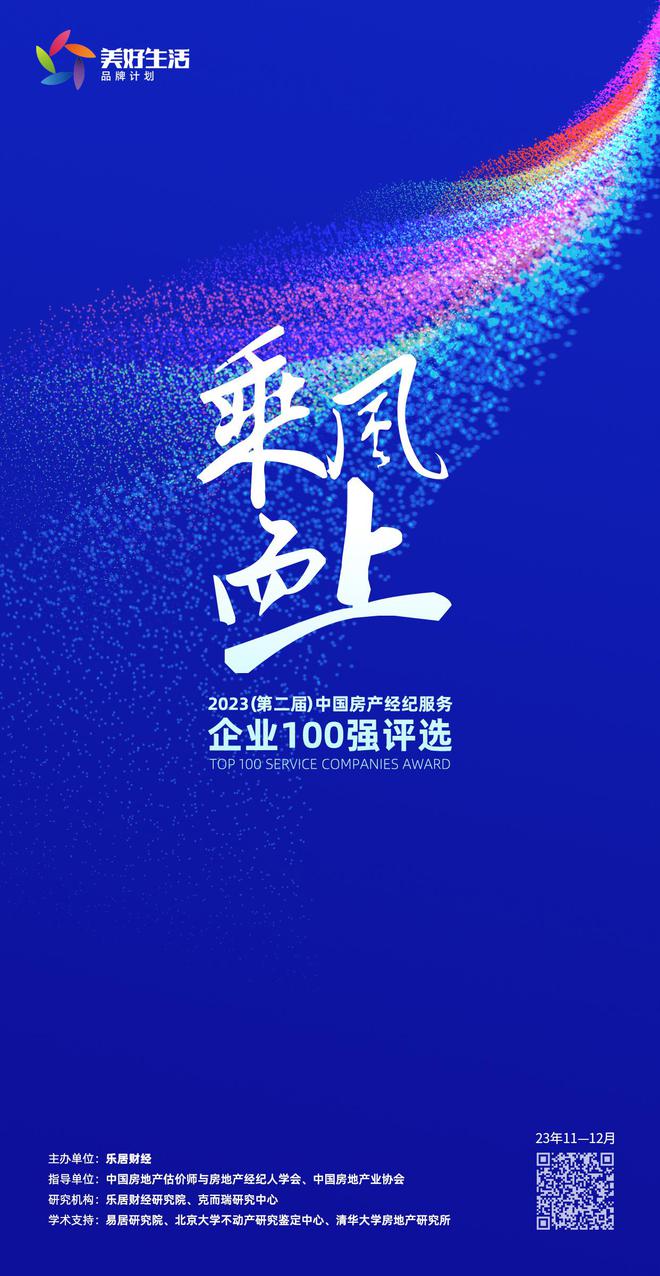 请投票！2023房产经纪服务企业100强网络票选启动