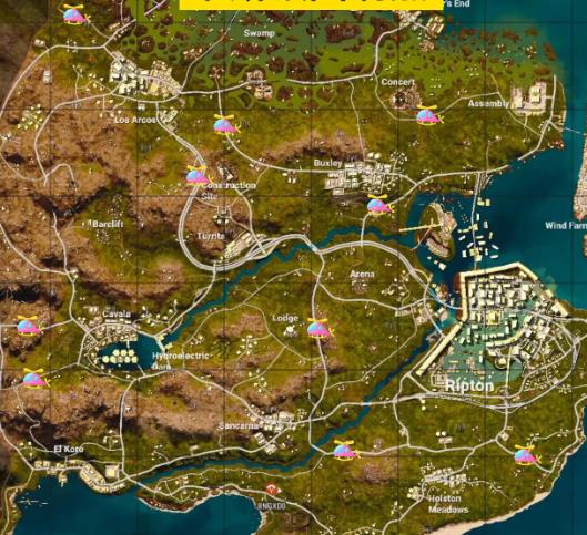 pubg米拉玛飞机刷新点-pubg米拉玛飞机刷新点一览