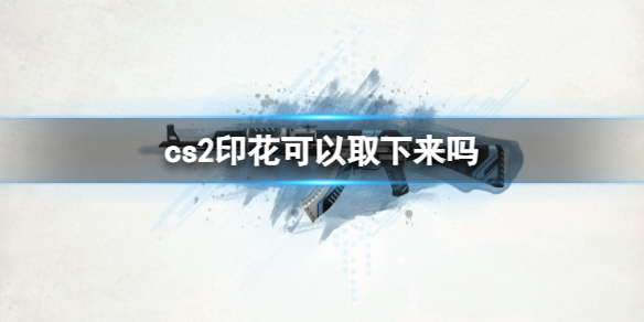 cs2印花可以取下来吗-cs2取下印花介绍