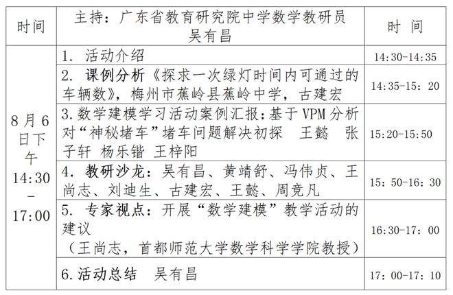 【预告】积极开展数学建模 培育学生核心素养