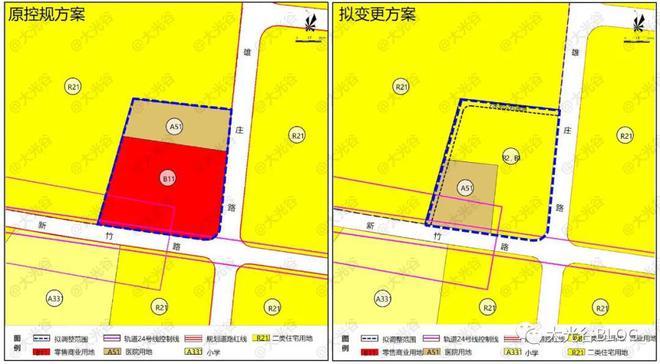 光谷 | 新竹超市地块商改住公示！