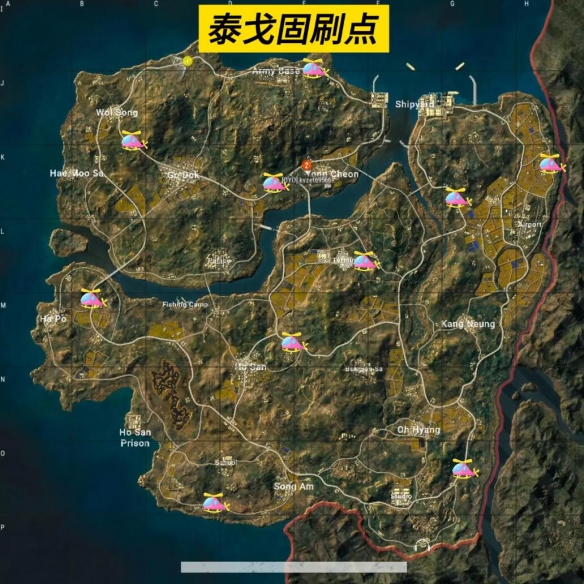 pubg帝斯顿飞机刷新点在哪-pubg帝斯顿飞机刷新点位置