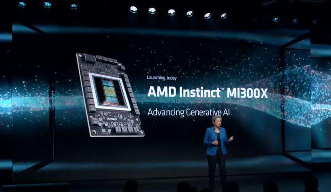 AMD王牌AI加速卡MI300X出世：训练模型比英伟达H100最高快 60%